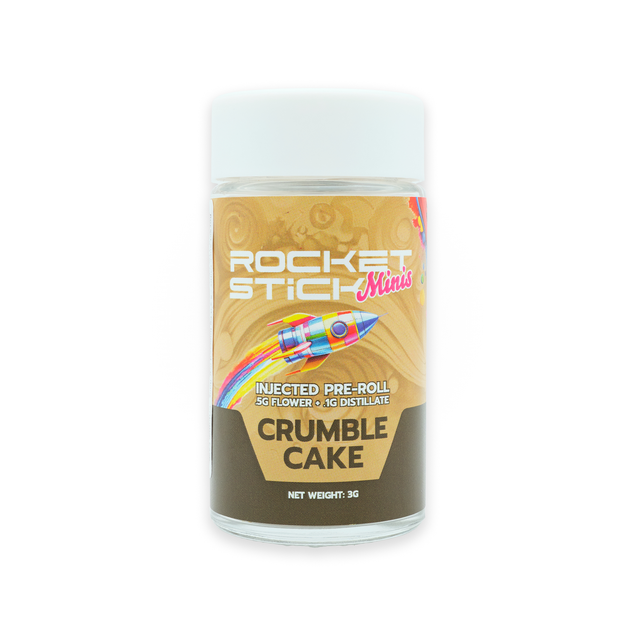 Photograph of product: Crumb Cake | .6G Infused Prerolls 5CT