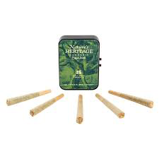 Photograph of product: Nature's Heritage Pre-Rolls Forbidden Zkittles .5g 5pk