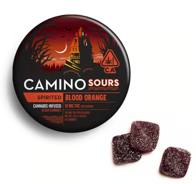 Photograph of product: Blood Orange Sours (10pk/100mg) Gummies [S]