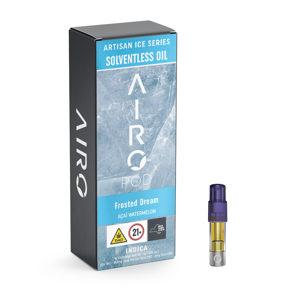 Photograph of product: Frosted Dream | Solventless AiroPod Cartridge