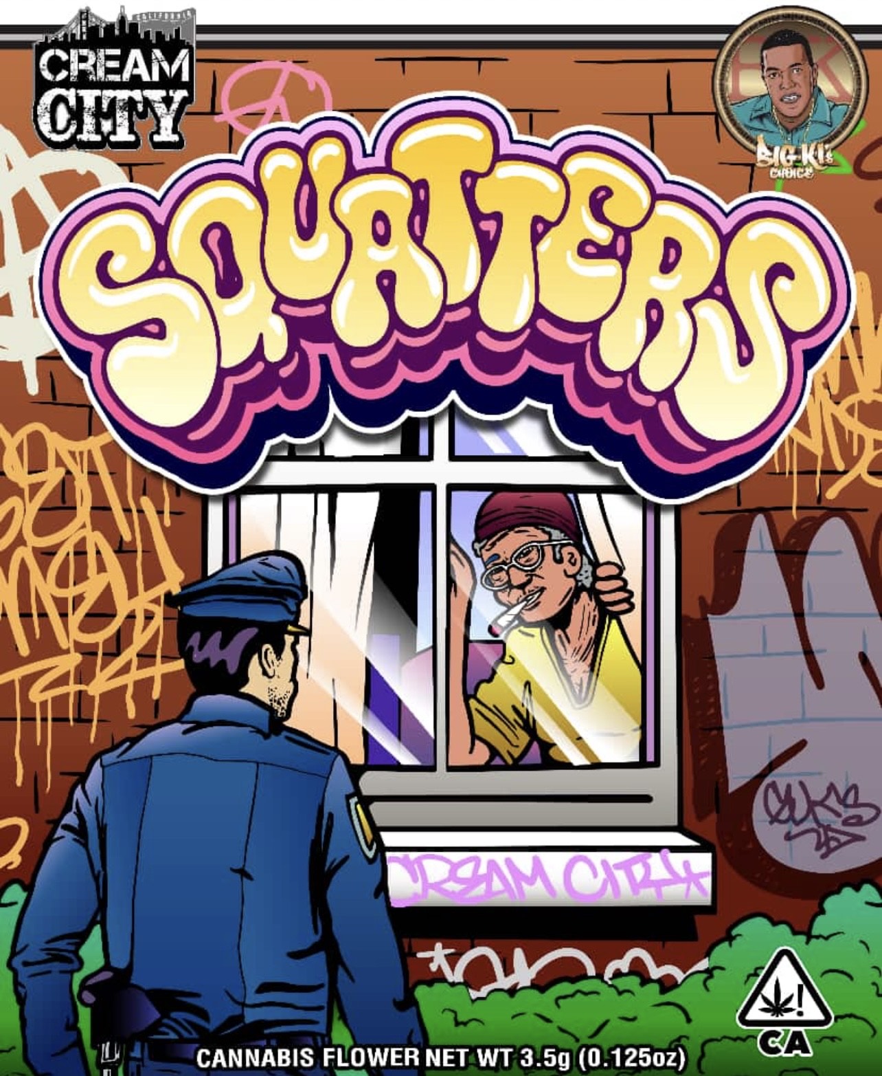 Photograph of Product: SQUATERS - CREAM CITY - INDOOR - 3.5g