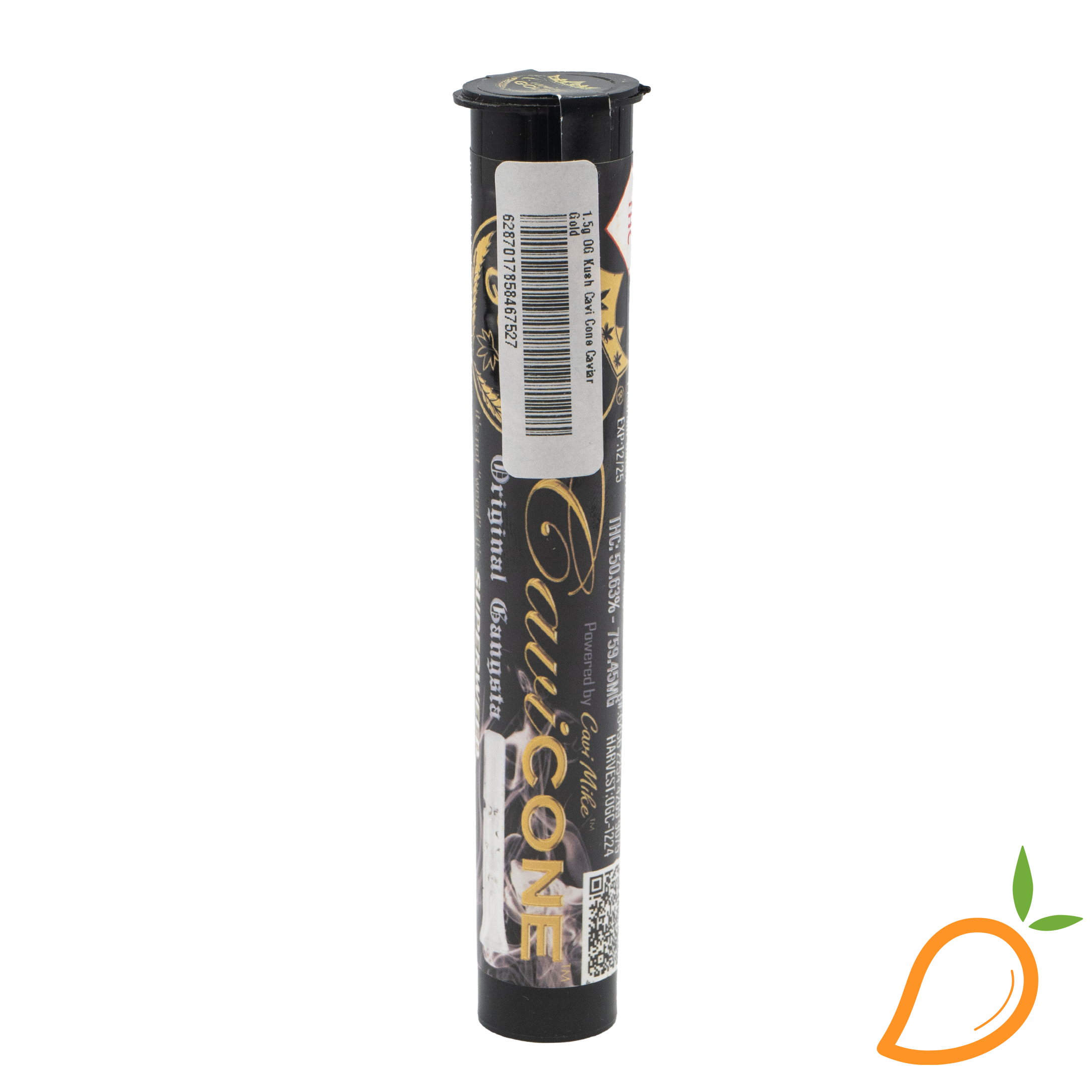 Photograph of product: 1.5g OG Kush Cavi Cone Caviar Gold
