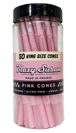Photograph of product: ESD l Blazy Susan l King Size Cones l 50ct | Pink | 1