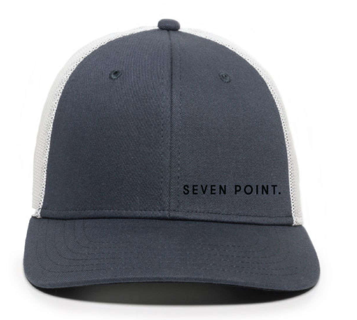 Photograph of product: SEVEN POINT. HAT GRAY/WHITE