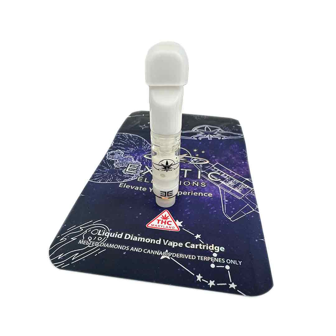 Photograph of product: Chem Brulee Live Liquid Diamonds Cart 0.5g - Exotic Elevations