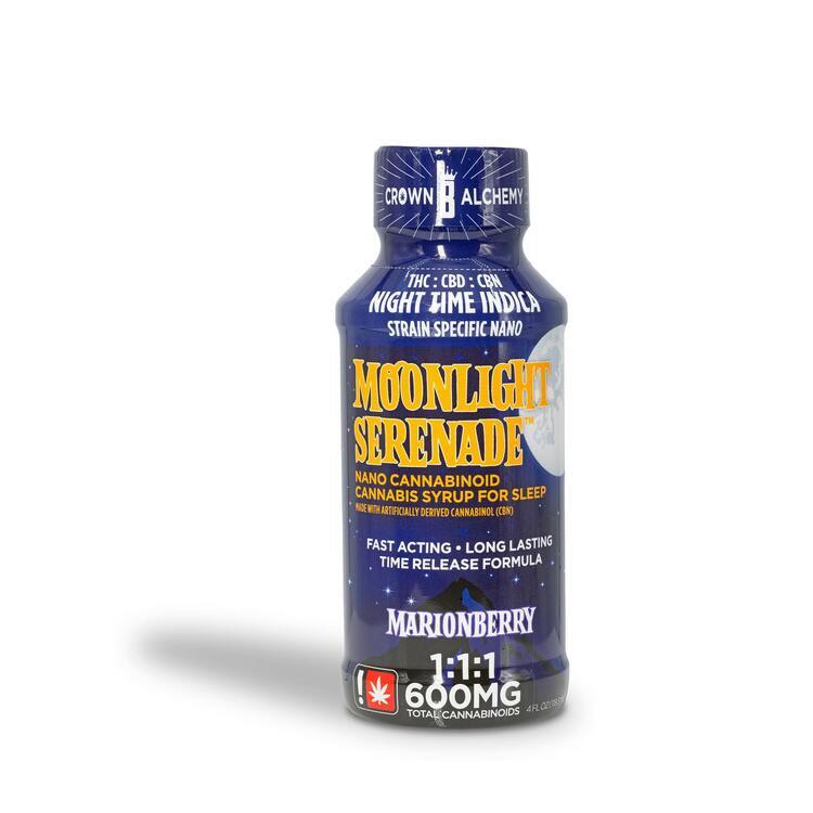 Photograph of product: Cannabull Moonlight Serenade 1:1:1 Marionberry Syrup