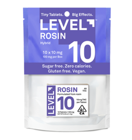 Photograph of product: Level 10 Rosin 100mg   100 Mg