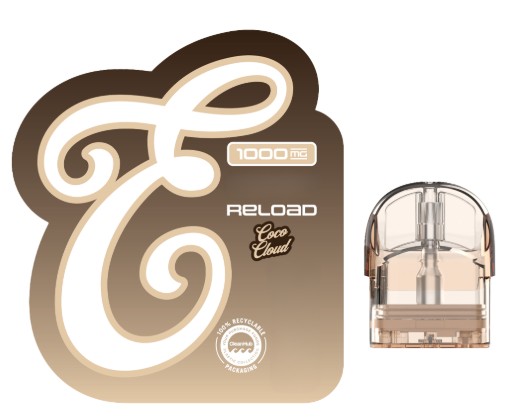 Photograph of product: Eureka | Coco Cloud | Reload Pods | 2:1 TH-oui:CBN