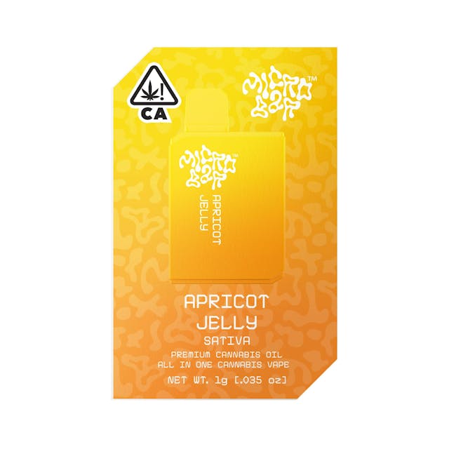 Photograph of product: Apricot Jelly 1g AIO - 