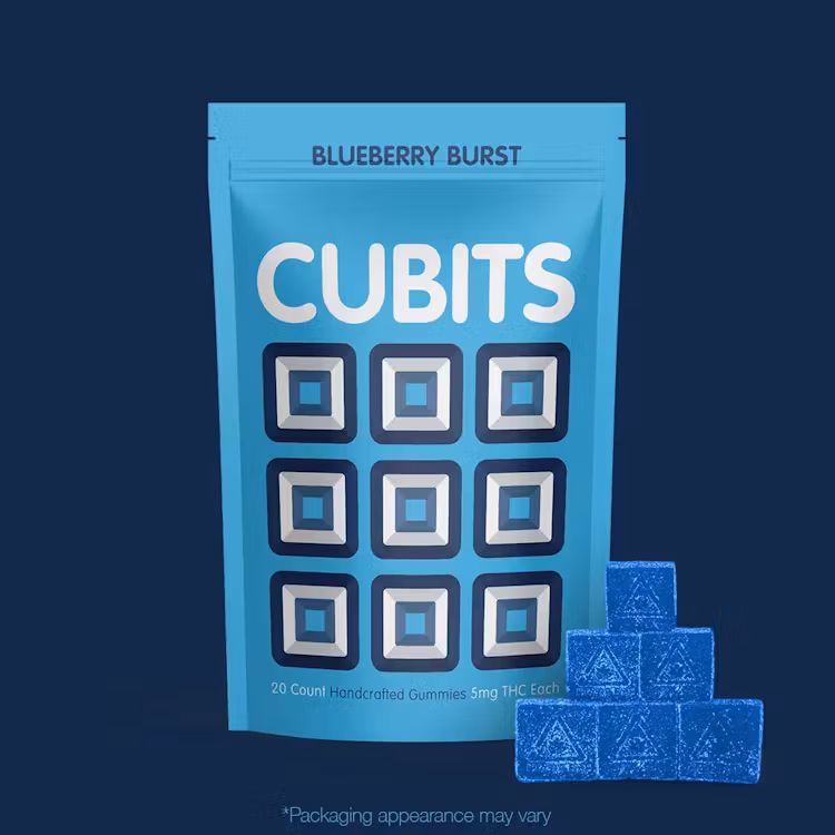 Photograph of product: Blueberry Burst Gummies 100mg 20pk
