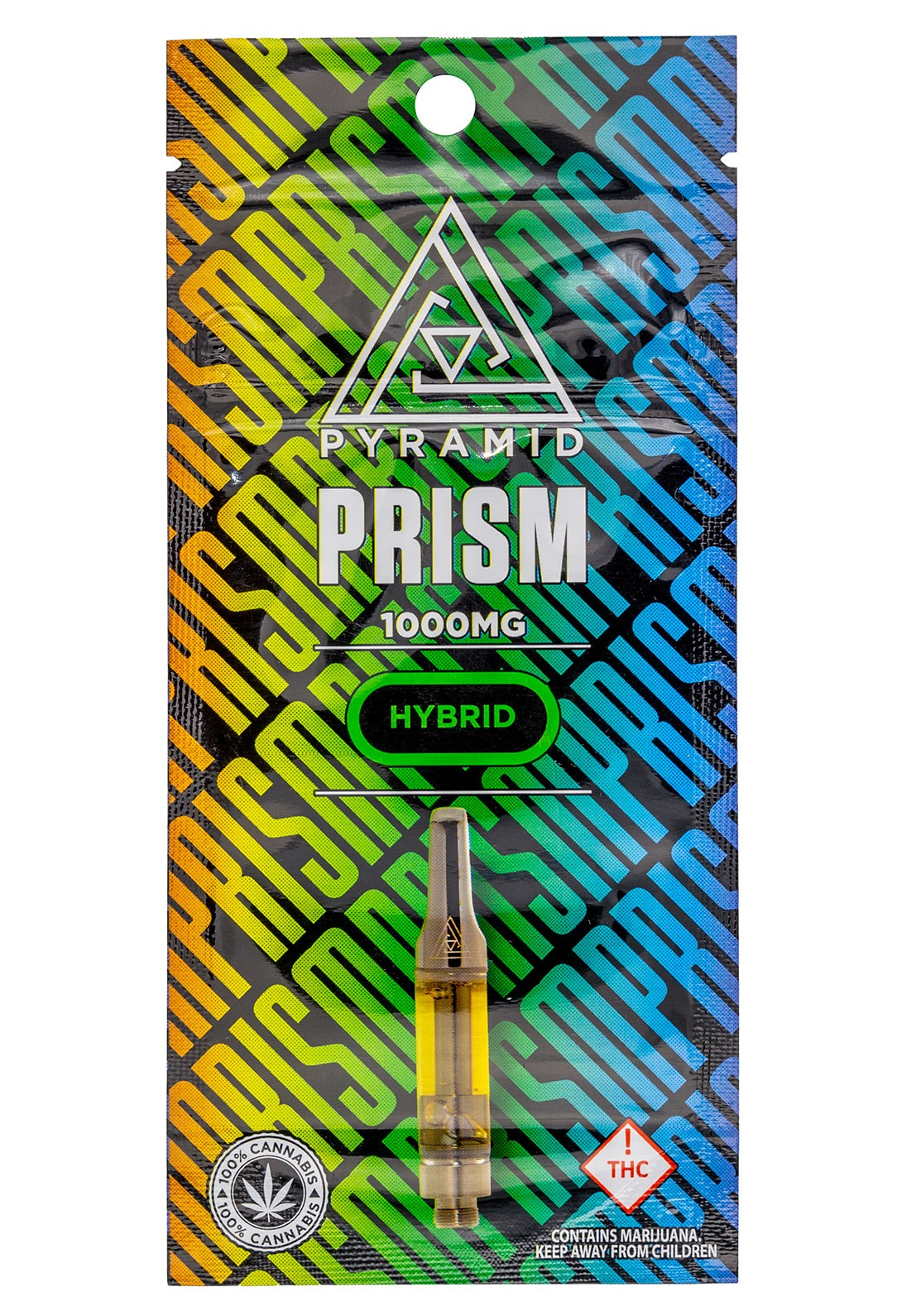 Photograph of product: Pyramid Prism 1000mg Oui'd: Apex Kush