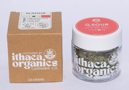 Photograph of Product: G. Sour Sativa Dominant | Ithaca Organics - 3.5g