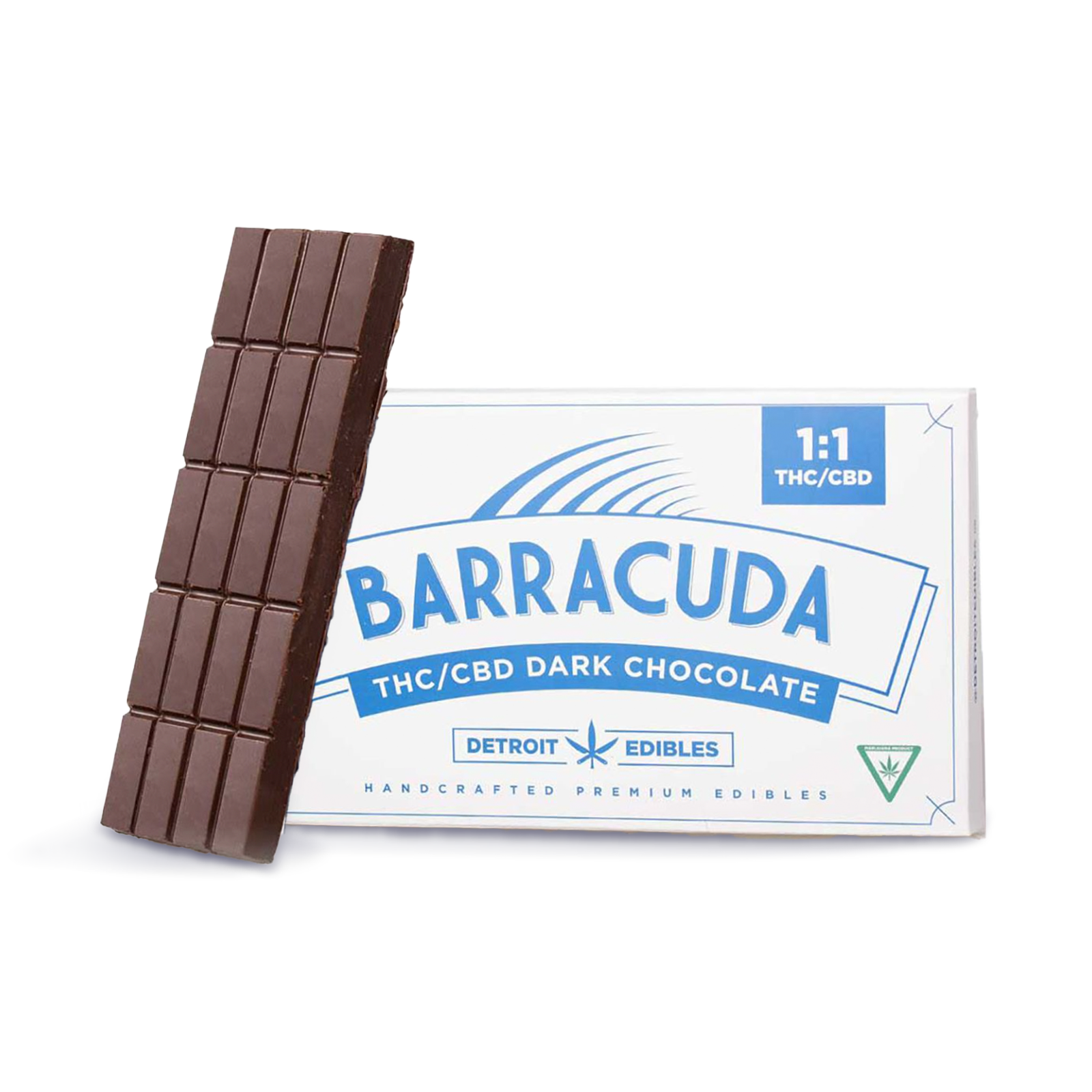 Photograph of Product: Dark Chocolate 1:1 Barracuda Bar | 200mg
