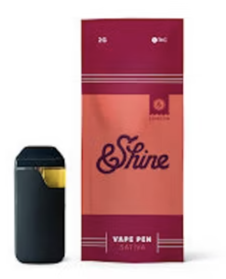 Photograph of product: &Shine All-In-One Vape - Pineapple Orange
