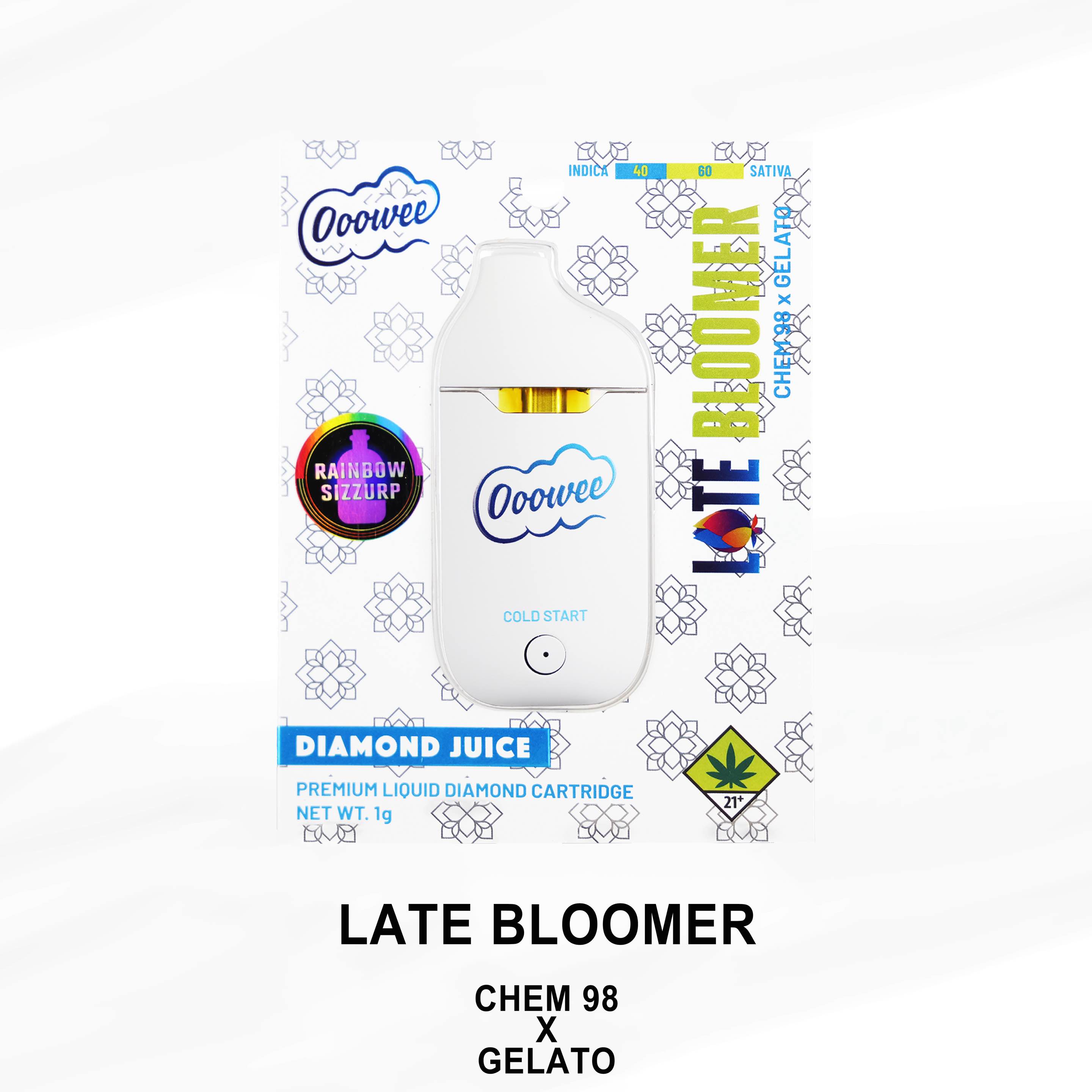 Photograph of Product: Late Bloomer (Rainbow Sizzurp) Liquid Diamond | 1g