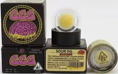 Photograph of product: SOUR OG BUDDER 1G
