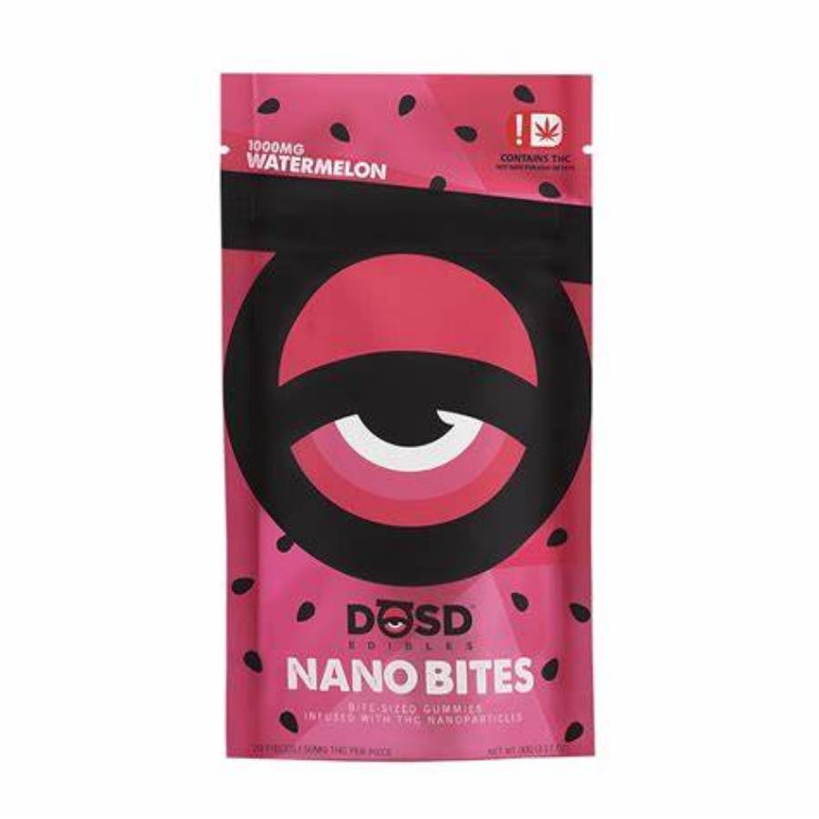 Photograph of product: DOSD 1000mg Gummies - Watermelon