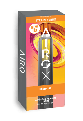 Photograph of product: AIRO - DISPOSABLE DISTILLATE - 1G - CHERRY AK - Oui'd