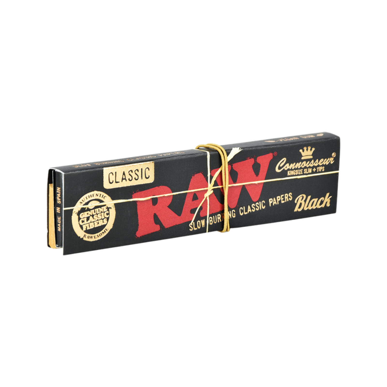 Photograph of product: Rolling Papers | Raw Black 32pc King Size Slim | RAW