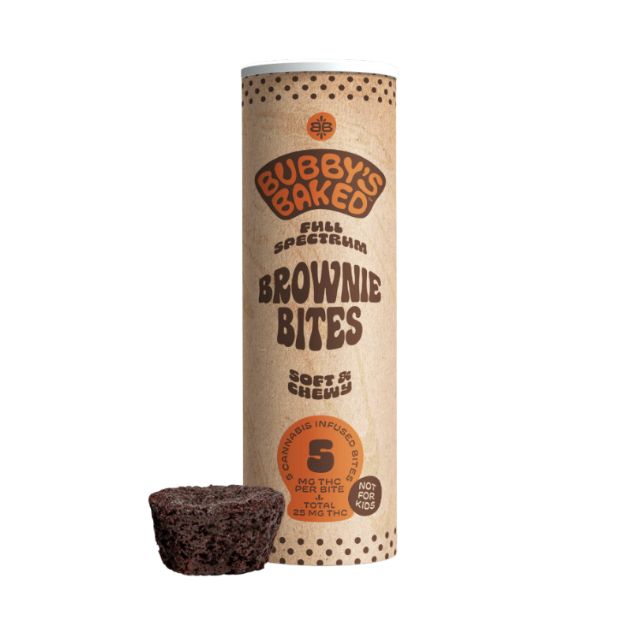 Photograph of product: Baked Good | Brownie Bite | 5mg 5pk