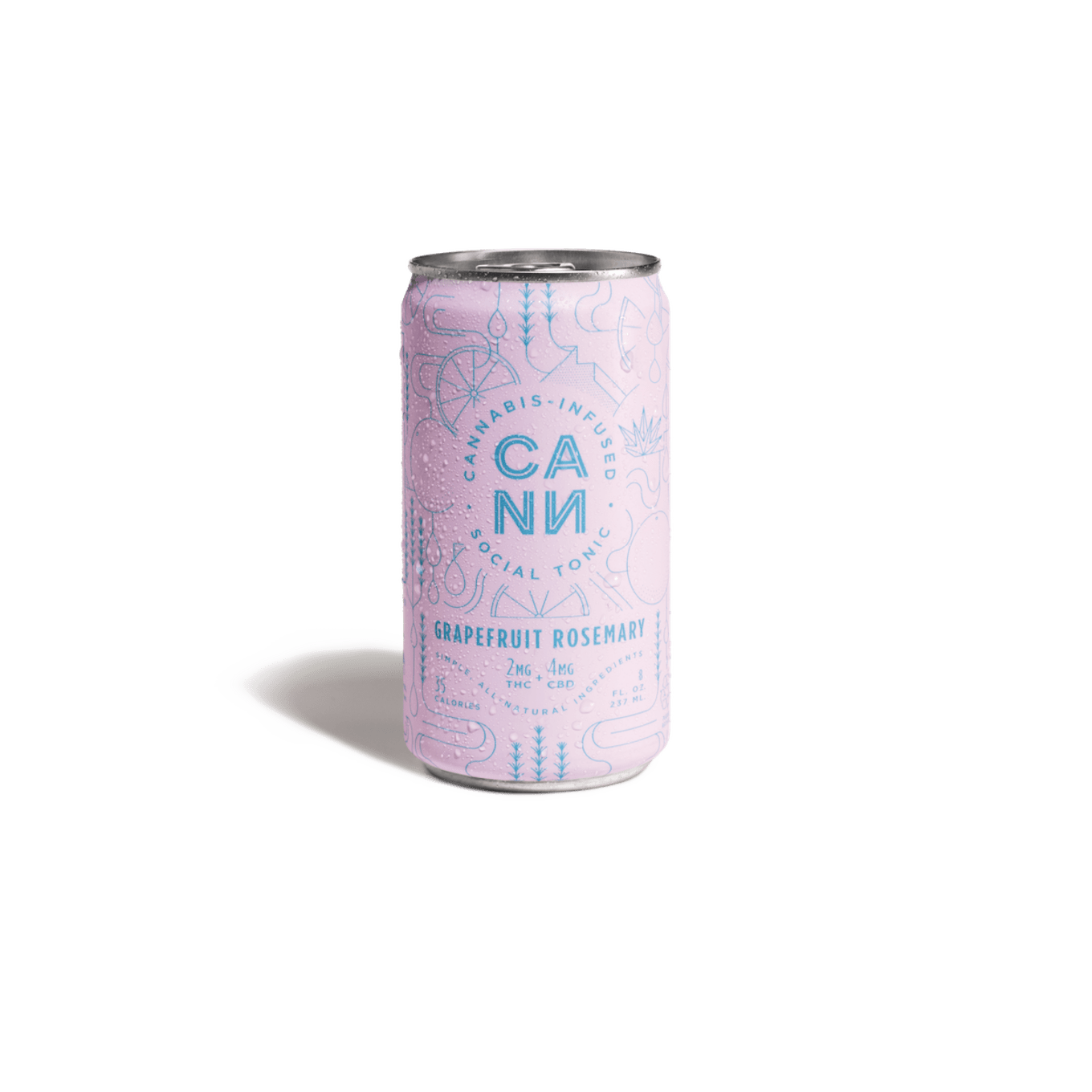Photograph of Product: CANN - 36mg - 6pk - Grapefruit Rosemary