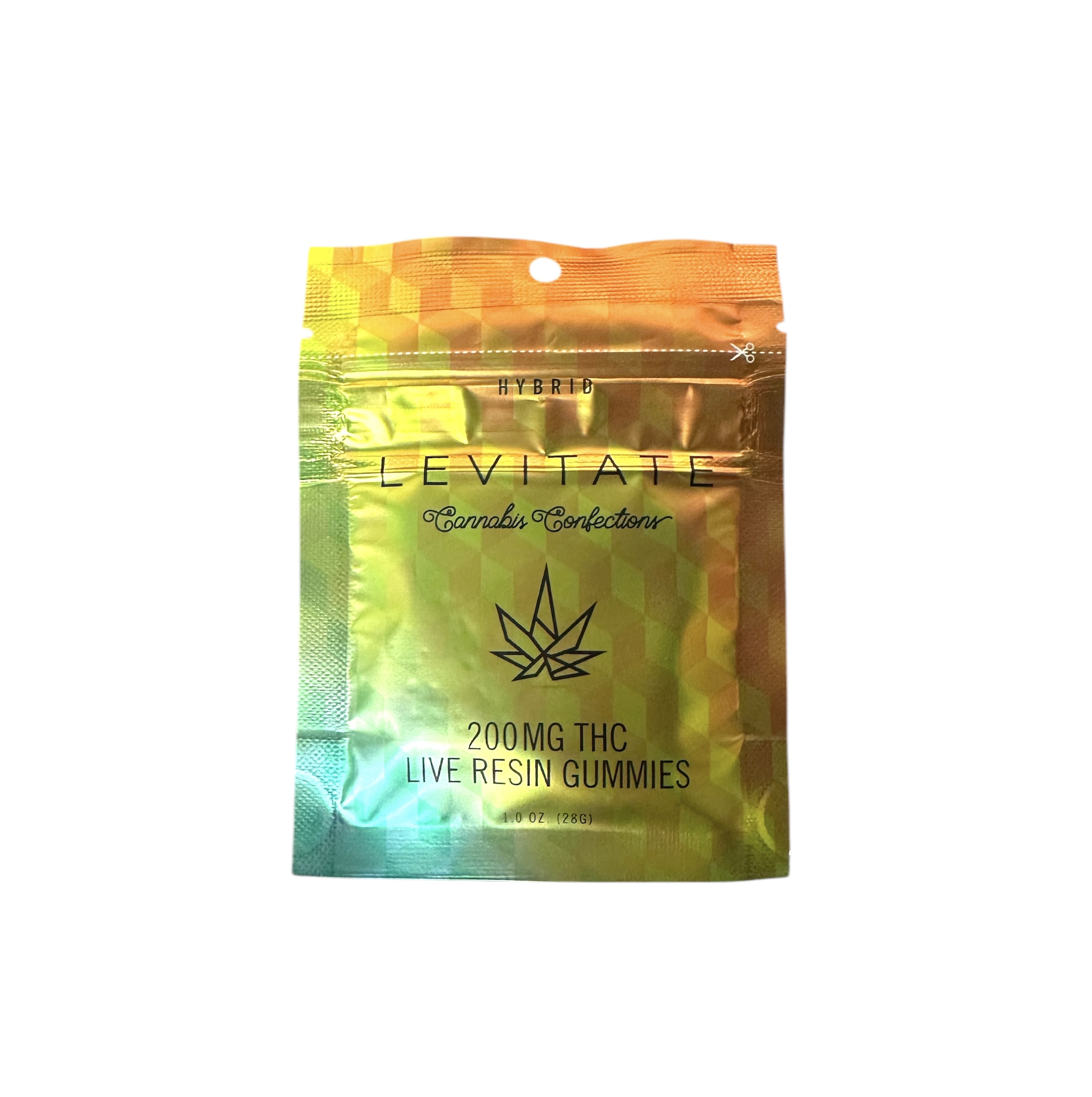 Photograph of product: Levitate Tropical Smoothie Hybrid Live Resin Gummies 200mg Rec