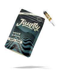 Photograph of product: Jaunty | Sour Diesel | Oui'd | Cartridge