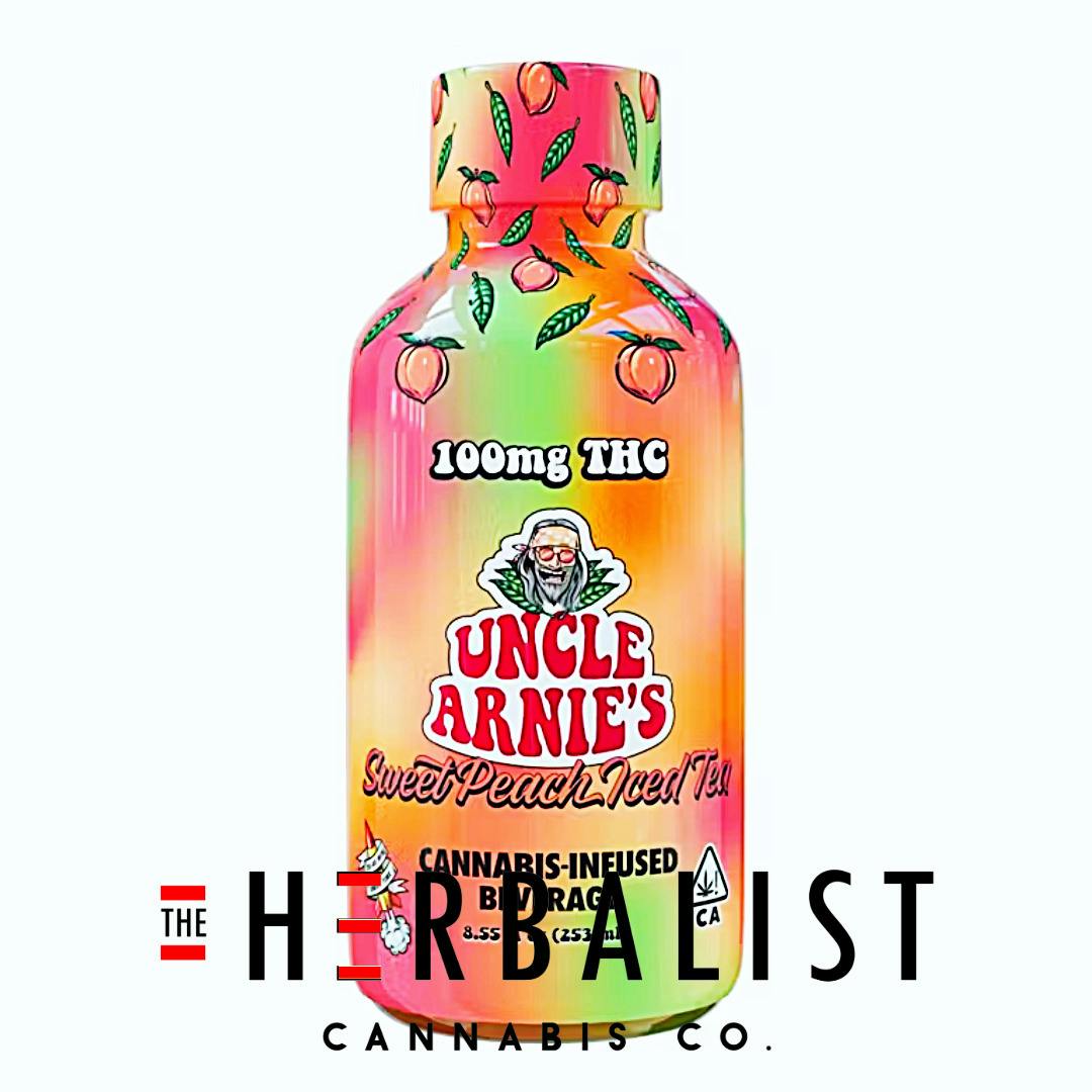 Photograph of product: Uncle Arnies 100mg Sweet Peach Tea