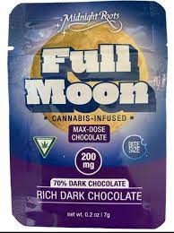 Photograph of product: Midnight Roots Full Moon - Dark Chocolate - 200mg