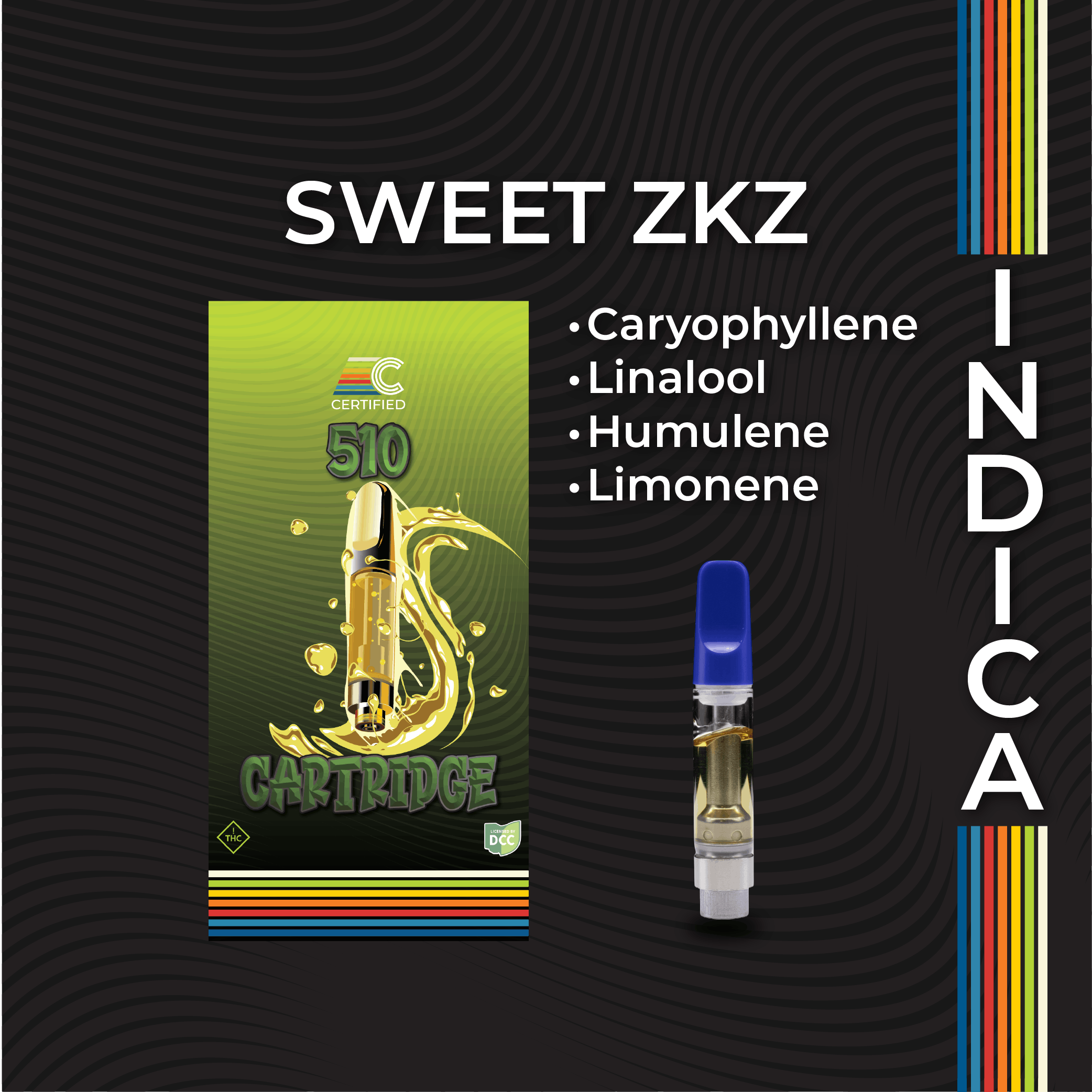 Photograph of product: Sweet ZKZ | 1g Distillate Cartridge - 