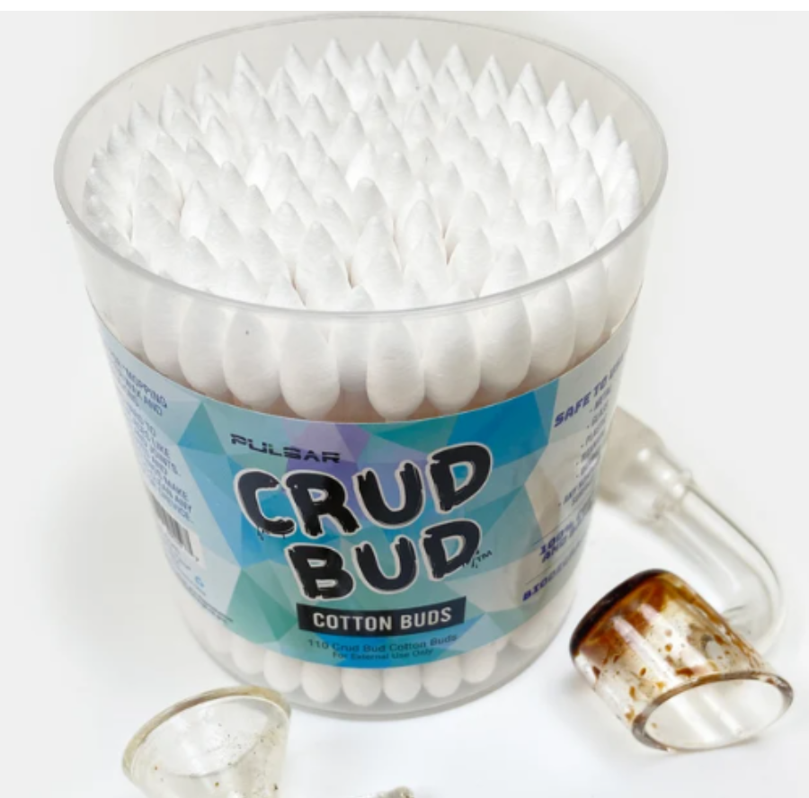 Photograph of product: Crud Bud | Dual Tip Cotton Swabs | 110pc tub - Regular