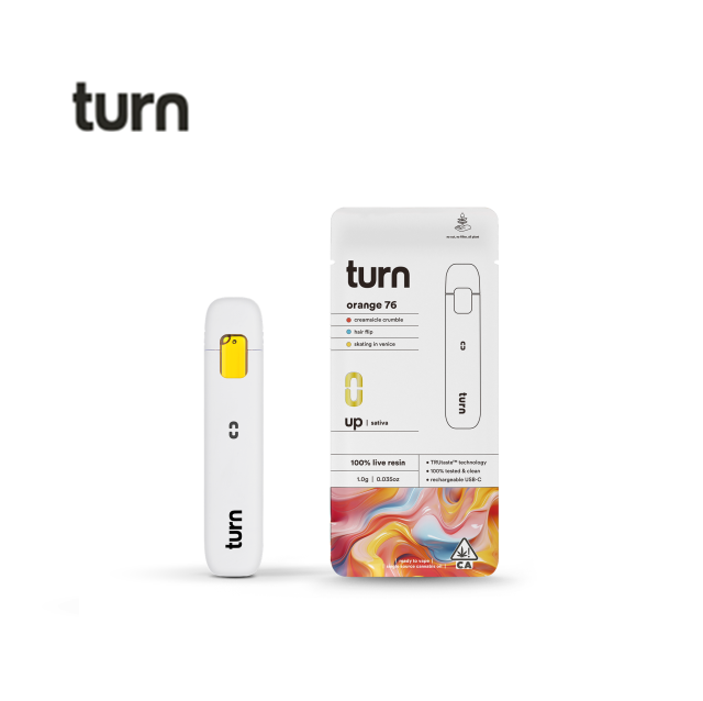 Photograph of product: ORANGE 76 1G LIVE RESIN ALL IN ONE