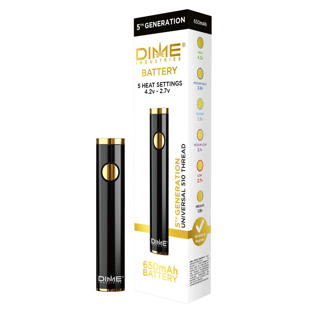 Photograph of product: Dime Industries - 510 Battery 5th Generation (Black)