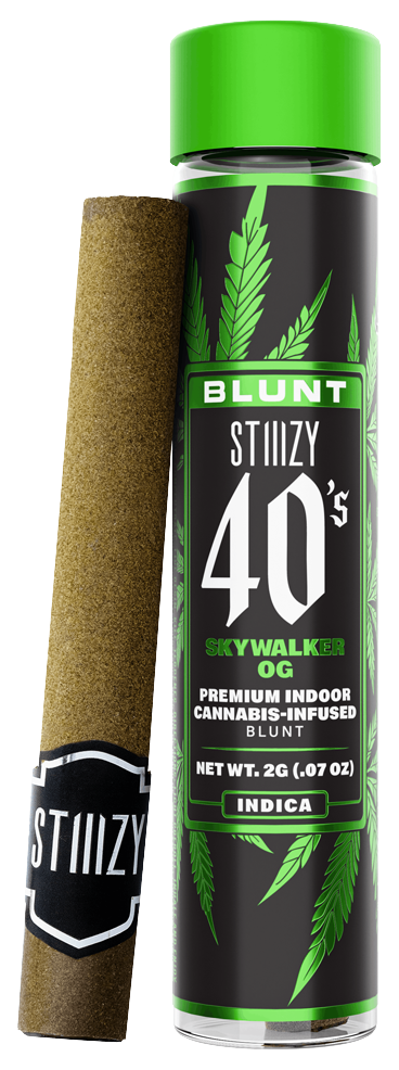 Photograph of product: Stiiizy 40's | Skywalker OG | 2G Infused Blunt