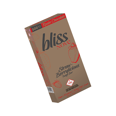 Photograph of Product: Straw-Berrylicious Rosin Fudge Bar | 500mg