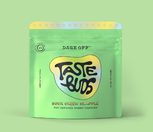 Photograph of product: Sour Green Slapple | Gummy 10-Pack