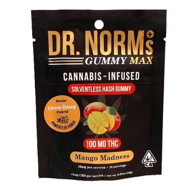 Photograph of product: Mango Madness Max Gummy - 100mg