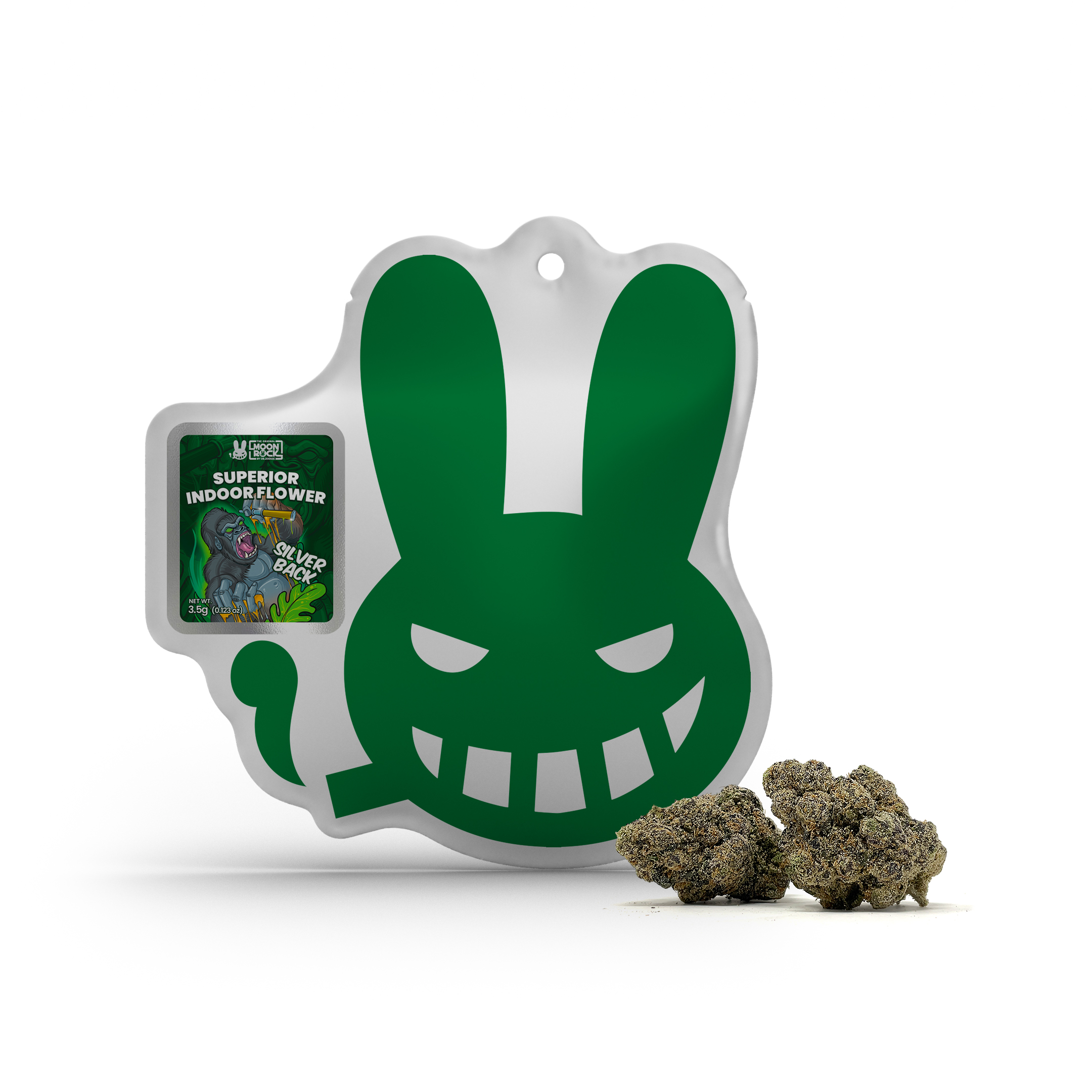 Photograph of product: Dr. Zodiak's Moonrock Superior Indoor Flower - Silverback Gorilla - 3.5g