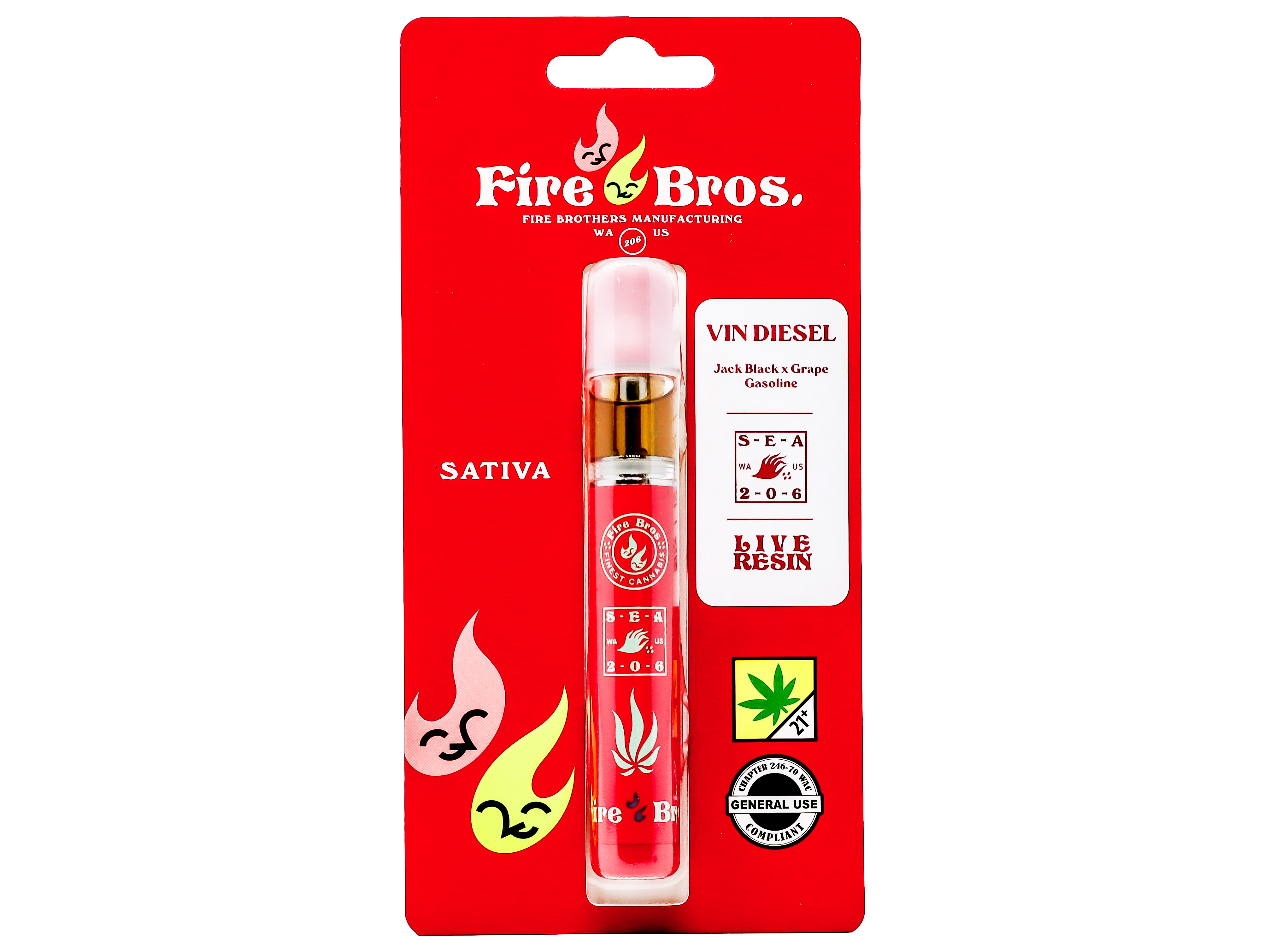 Photograph of product: FRB Vin Diesel Disposable Live Resin Cart 51731