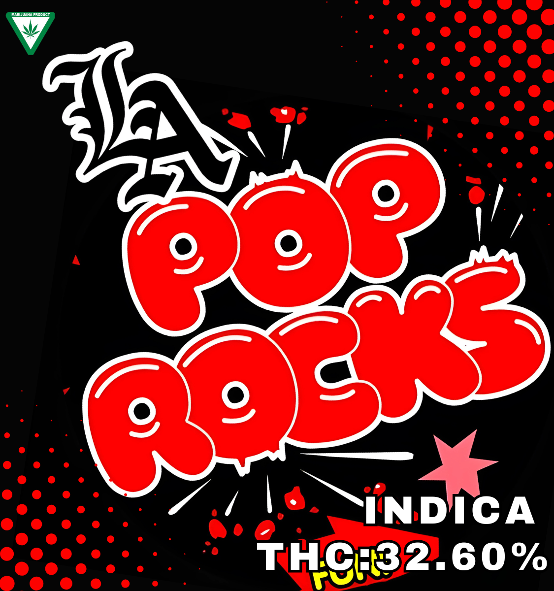 Photograph of product: Zaza Tier Deli - LA Pop Rocks - 28g