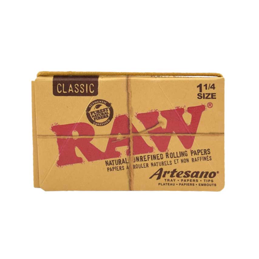 Photograph of product: Raw Classic Artesano 1 1/4" Rolling Papers with Tips
