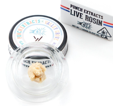 Photograph of product: Punch Extracts | Gassy Taffy Live Rosin Badder Tier 3 | 1g