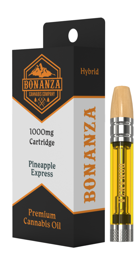 Photograph of product: Bonanza - Distillate Cartridge - Pineapple Express (I) (1.0g)