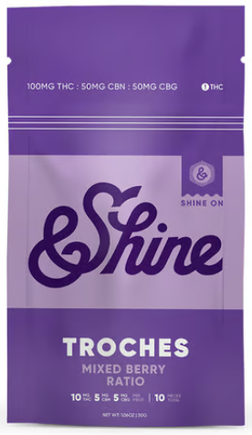 Photograph of product: 10ct/20mg Troches (2:1:1 Mixed Berry Plus)