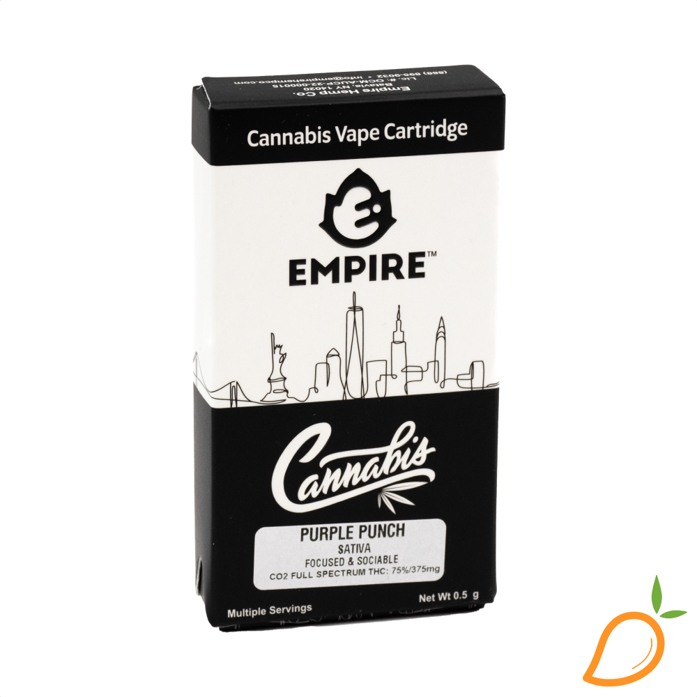 Photograph of product: 0.5g Purple Punch Vape Empire