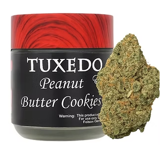 Photograph of product: Pot & Head Tuxedo Edition Peanut Butter Cookie - 3.5g