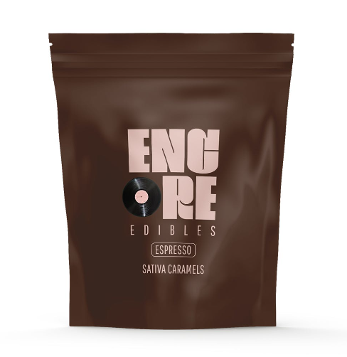 Photograph of product: Encore Espresso (S) Caramels 10mg 10pk