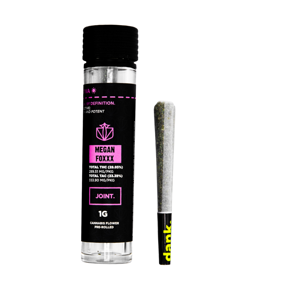 Photograph of product: DANK | Megan Foxxx | Pre-Roll Single