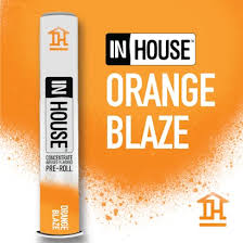 Photograph of product: Orange Blaze Infused Pre roll | .75G | In House