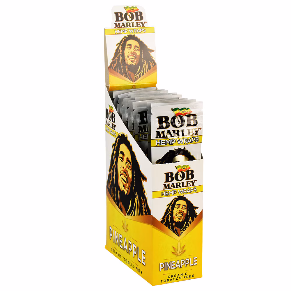 Photograph of product: Bob Marley Pineapple Hemp Wraps 2pk